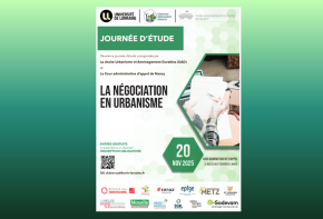 Journée d'étude "la négociation en urbanisme", 20 novembre 2025